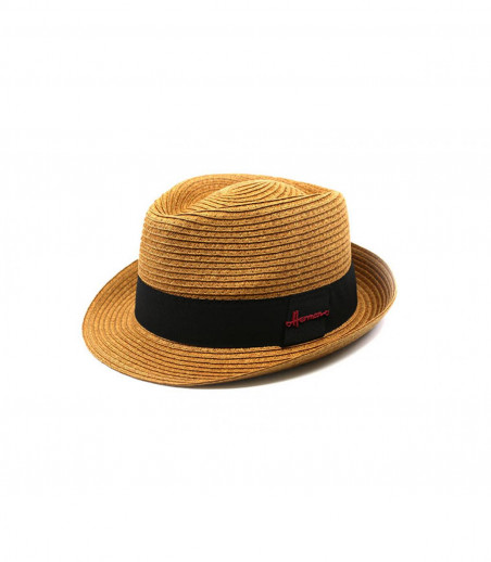 Herman Headwear trilby paglia marrone Herman